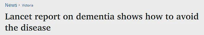 老年痴呆竟可以从小预防！澳洲42万人患病，每个年龄段有不同方法（组图） - 1