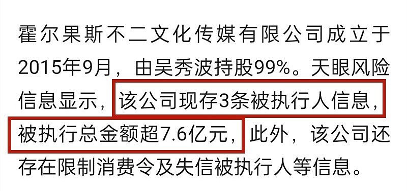 吴秀波又摊上事了，被执行超7.6亿！落到这境地，他真怪不了别人（组图） - 5