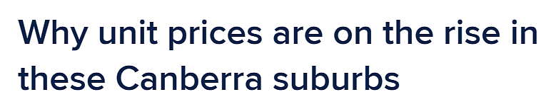惊爆！堪培拉市场下跌，这些郊区单价却逆市狂飙（组图） - 2