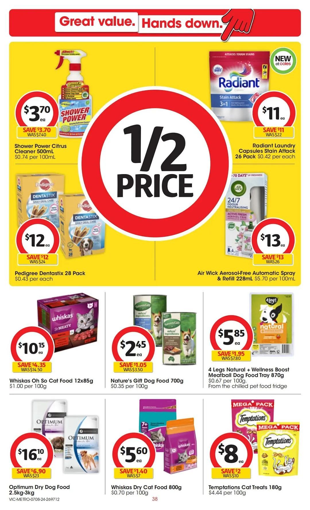 Coles 8月7日-8月13日打折，红袋米、鱿鱼条半价（组图） - 38