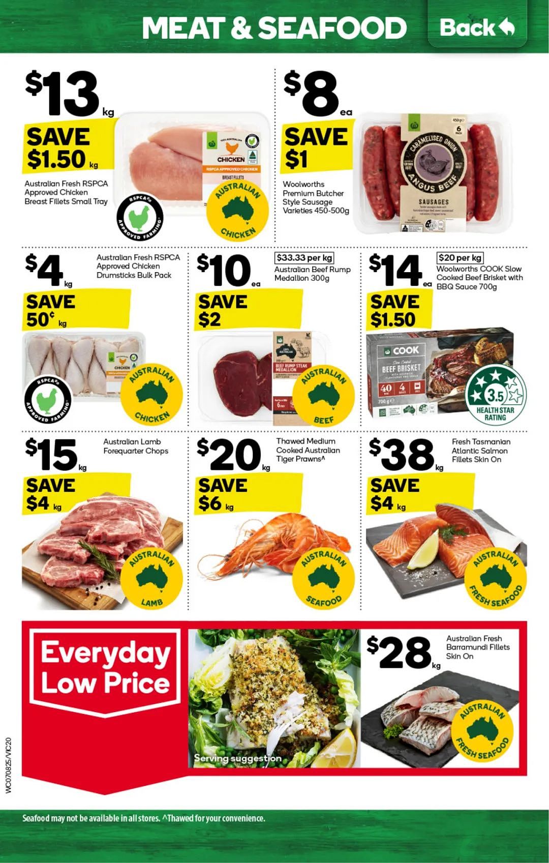 Woolworths 8月7日-8月13日打折，香肠、肉派、高汤半价（组图） - 20