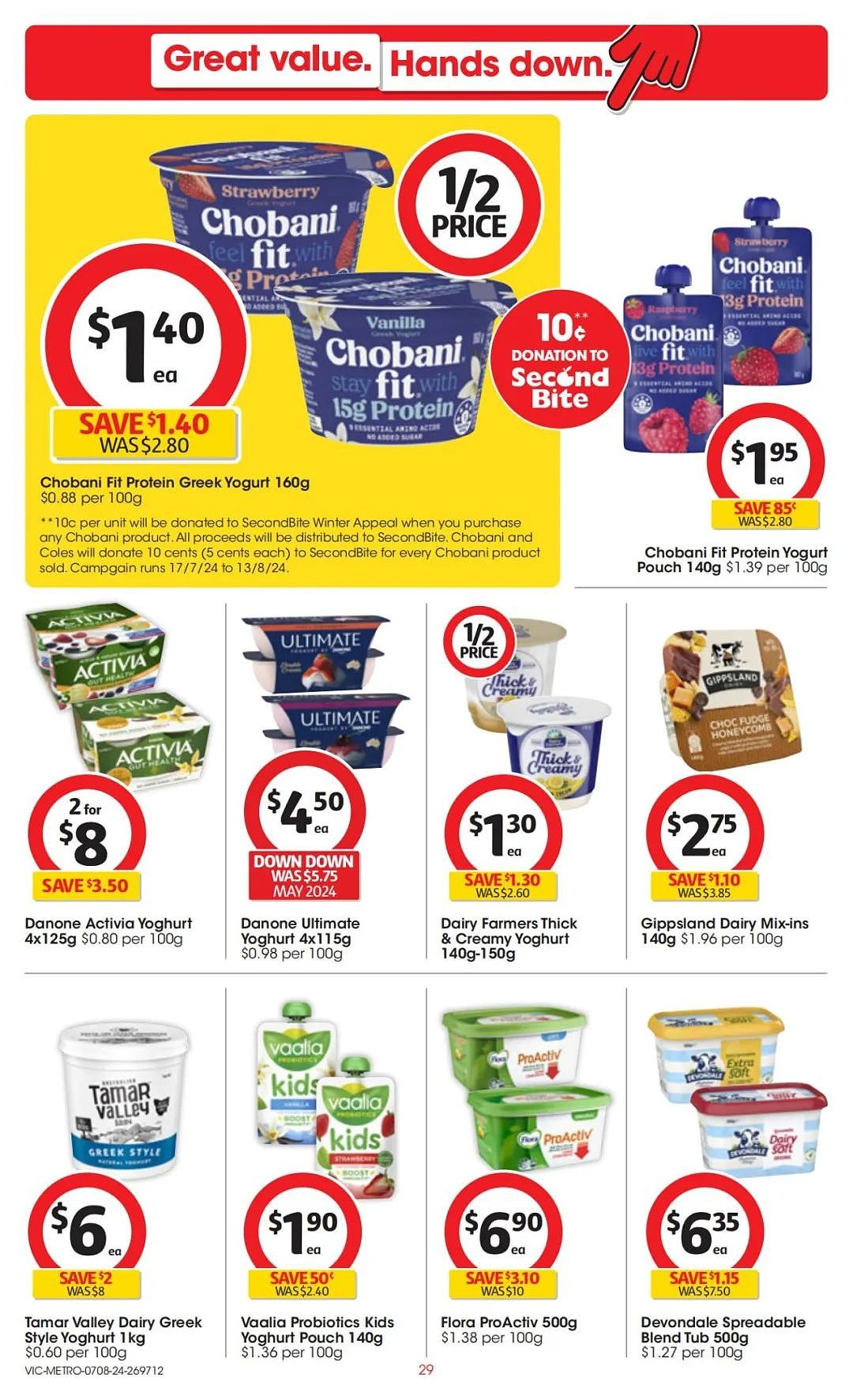 Coles 8月7日-8月13日打折，红袋米、鱿鱼条半价（组图） - 29