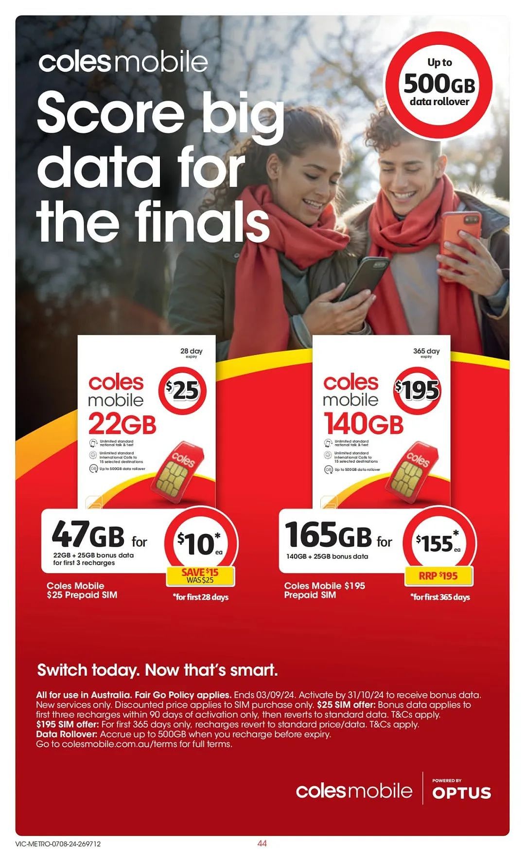 Coles 8月7日-8月13日打折，红袋米、鱿鱼条半价（组图） - 44