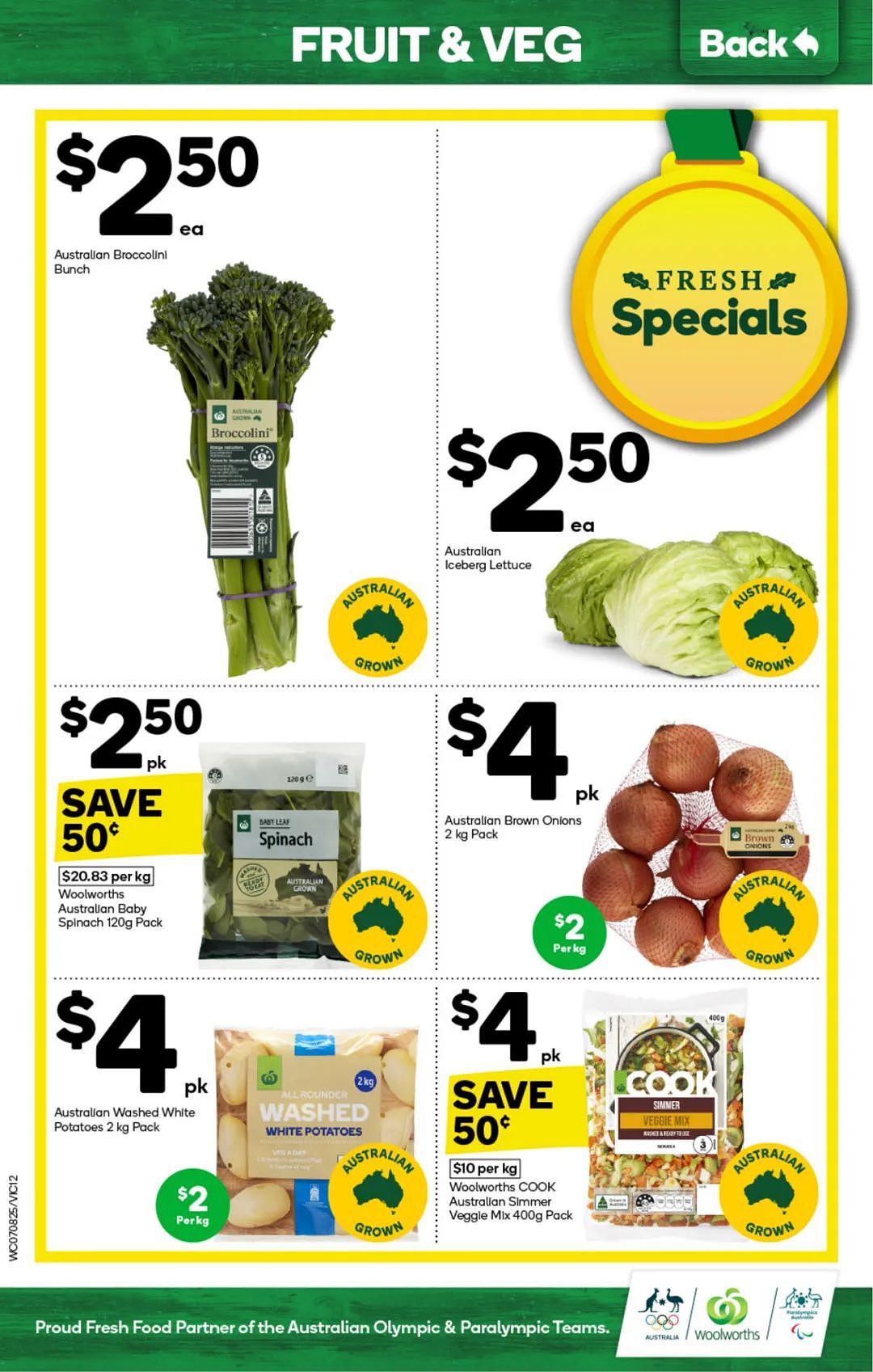 Woolworths 8月7日-8月13日打折，香肠、肉派、高汤半价（组图） - 12