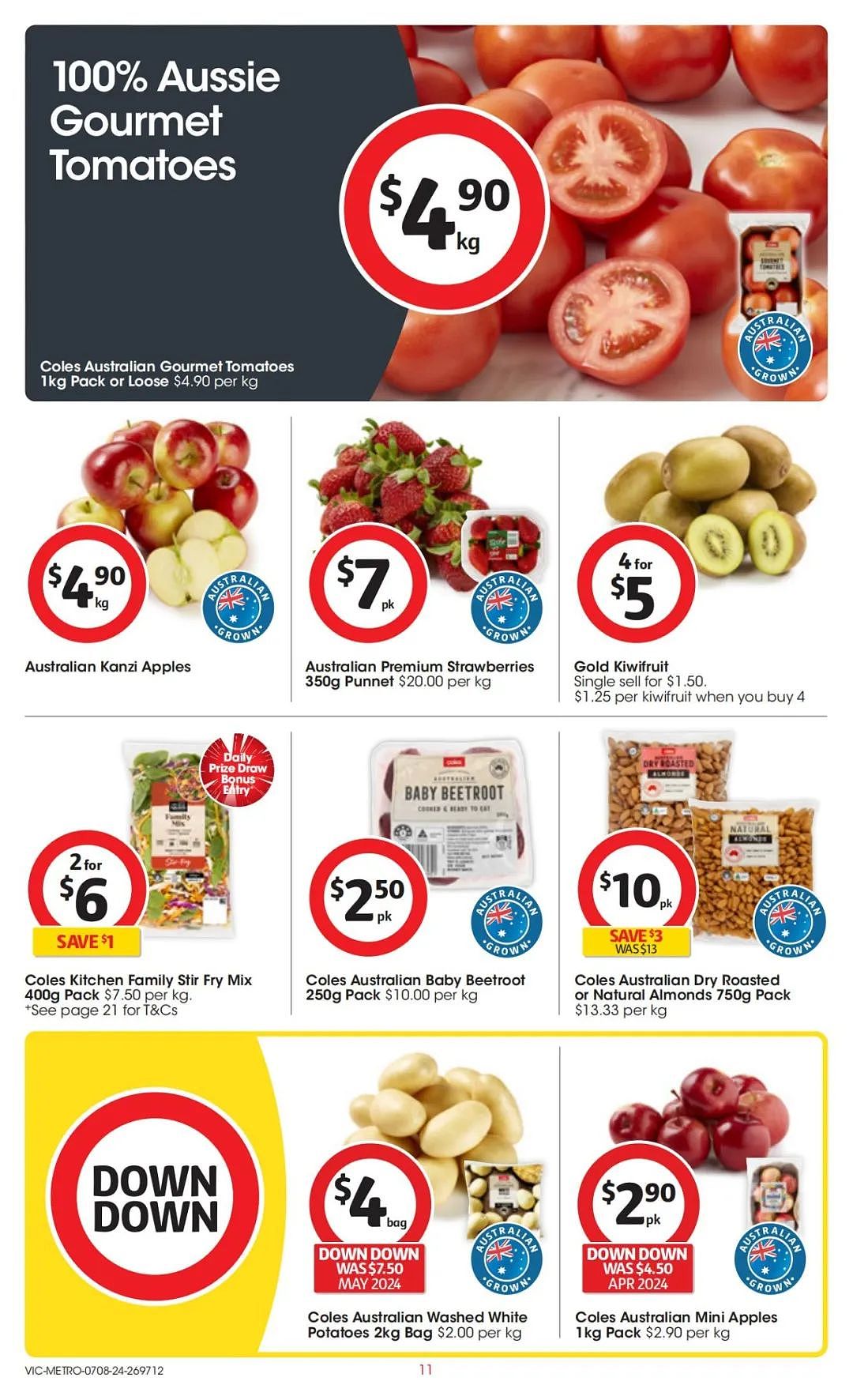 Coles 8月7日-8月13日打折，红袋米、鱿鱼条半价（组图） - 11