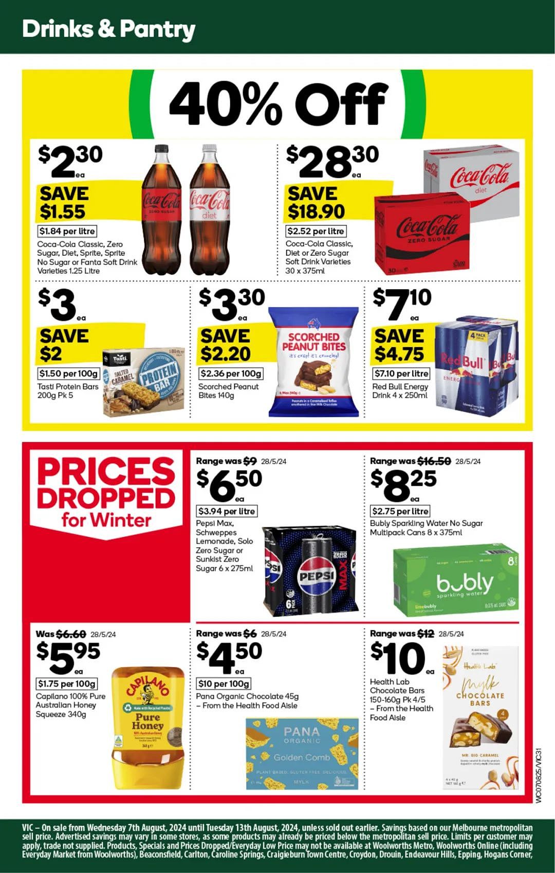 Woolworths 8月7日-8月13日打折，香肠、肉派、高汤半价（组图） - 31