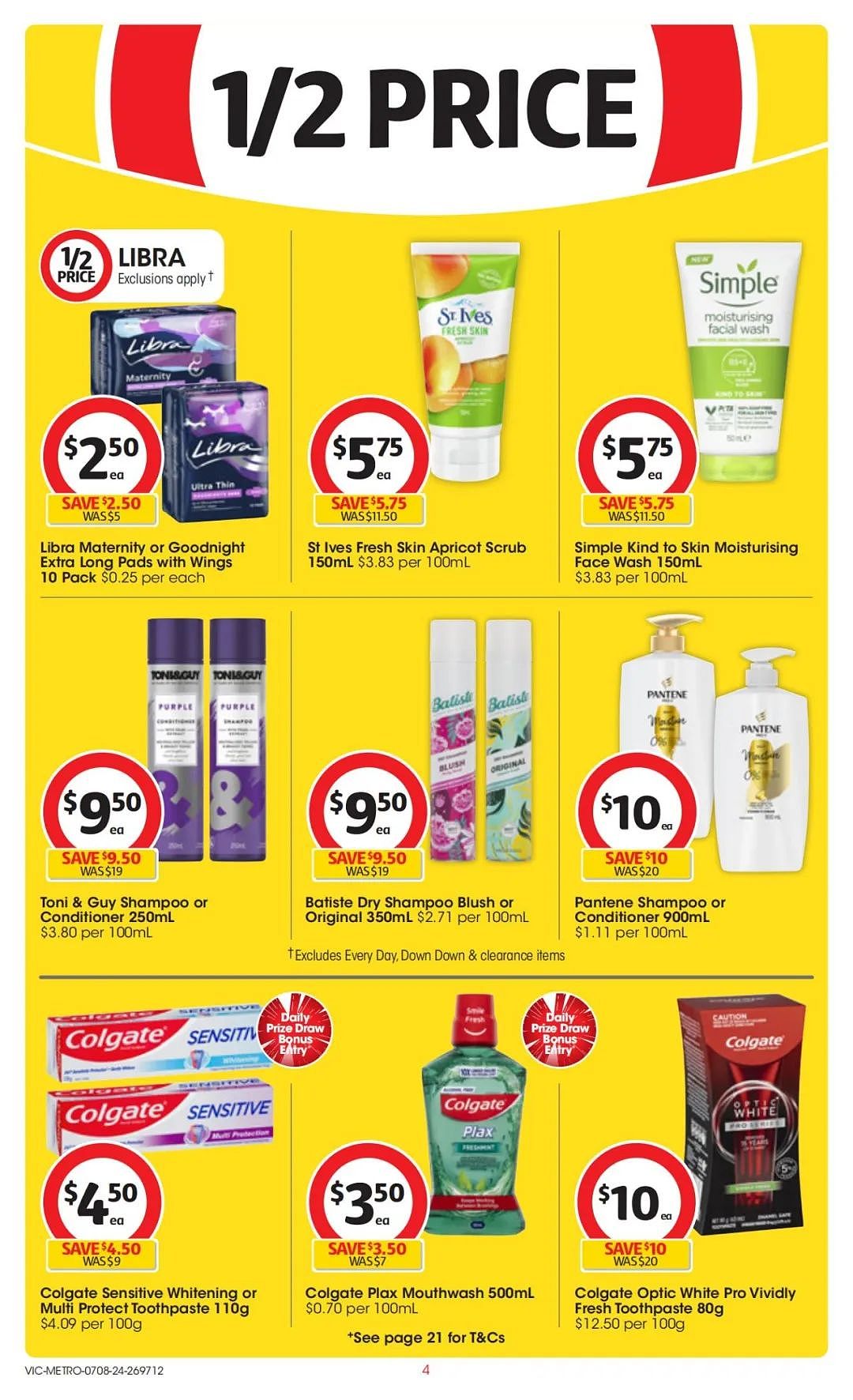 Coles 8月7日-8月13日打折，红袋米、鱿鱼条半价（组图） - 4