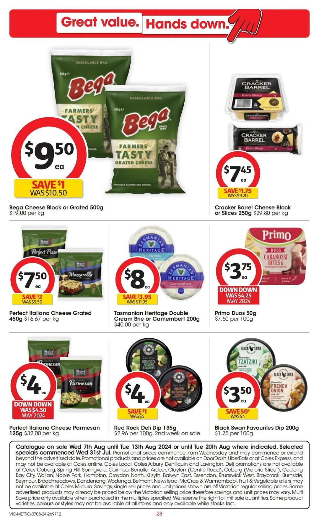 Coles 8月7日-8月13日打折，红袋米、鱿鱼条半价（组图） - 28