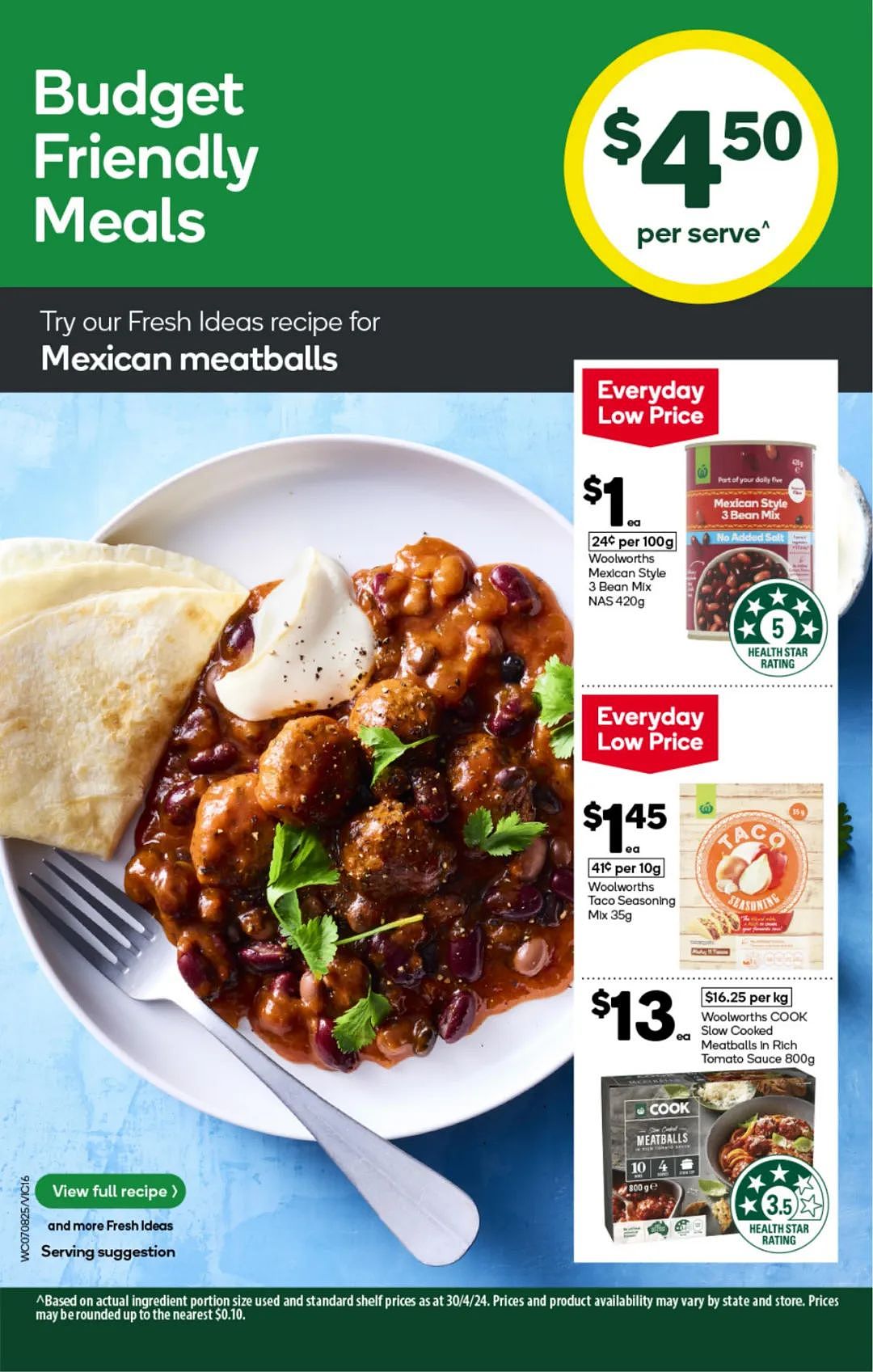 Woolworths 8月7日-8月13日打折，香肠、肉派、高汤半价（组图） - 16