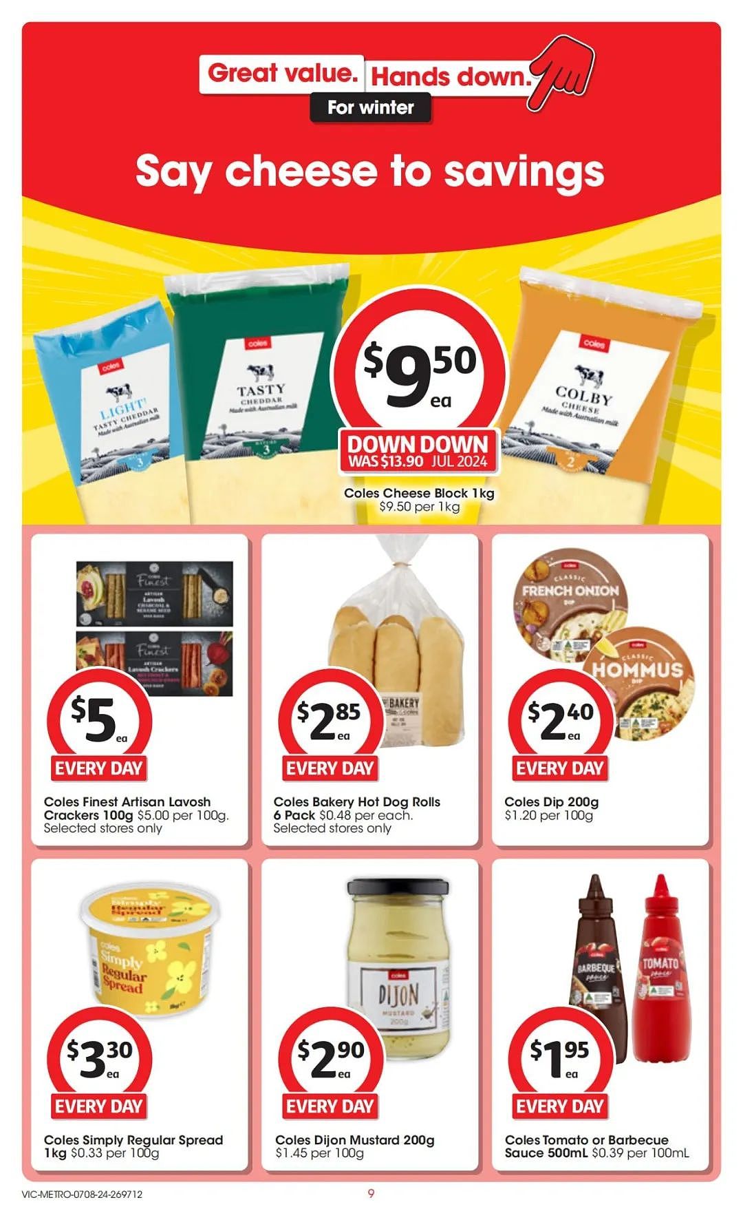 Coles 8月7日-8月13日打折，红袋米、鱿鱼条半价（组图） - 9