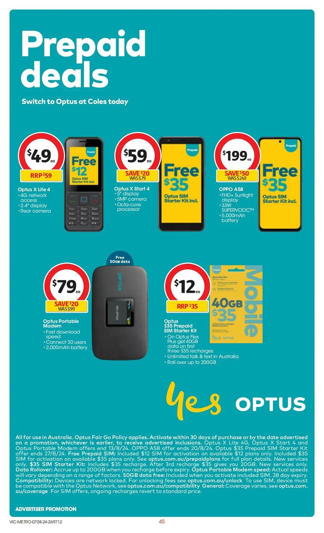 Coles 8月7日-8月13日打折，红袋米、鱿鱼条半价（组图） - 45