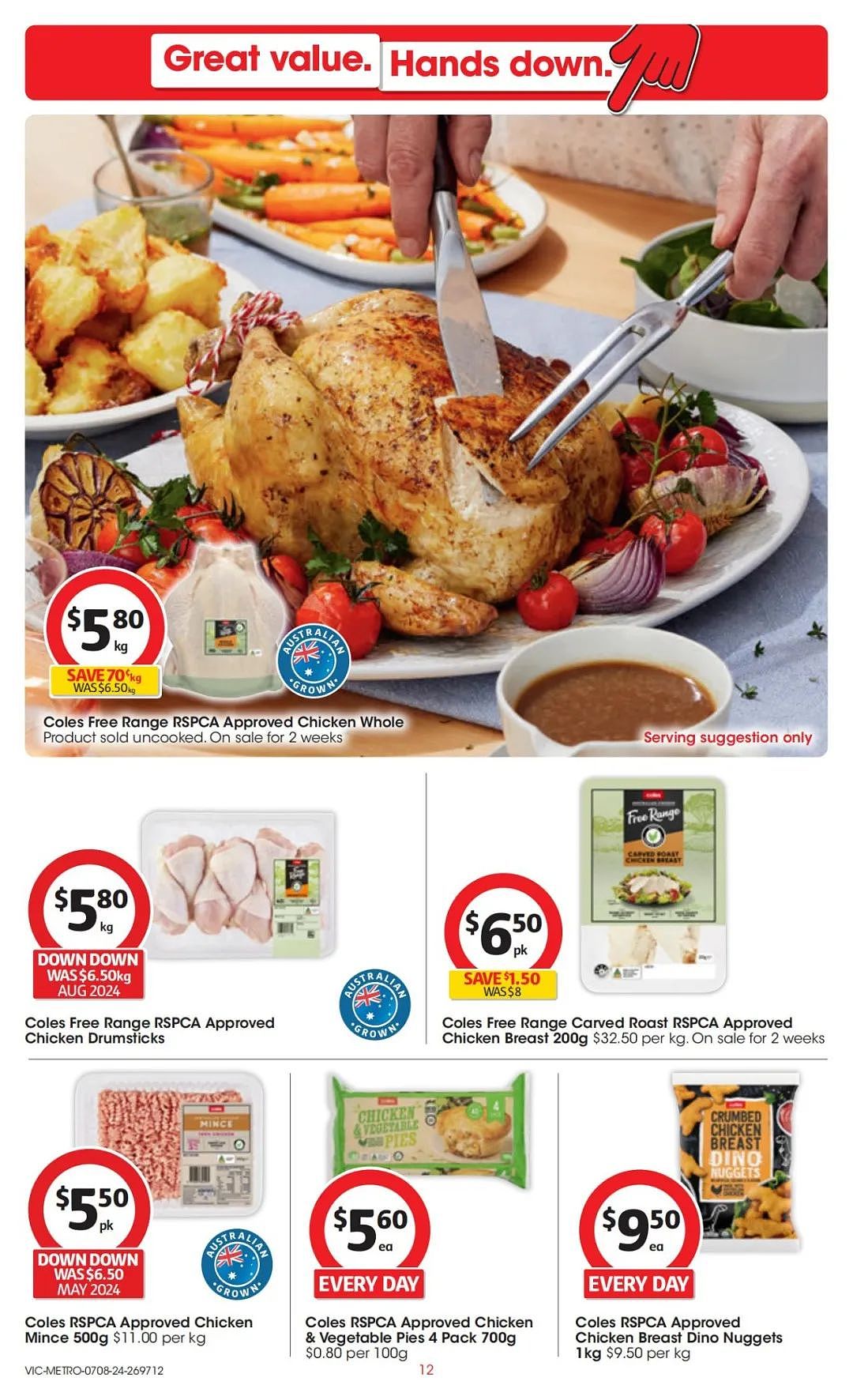 Coles 8月7日-8月13日打折，红袋米、鱿鱼条半价（组图） - 12