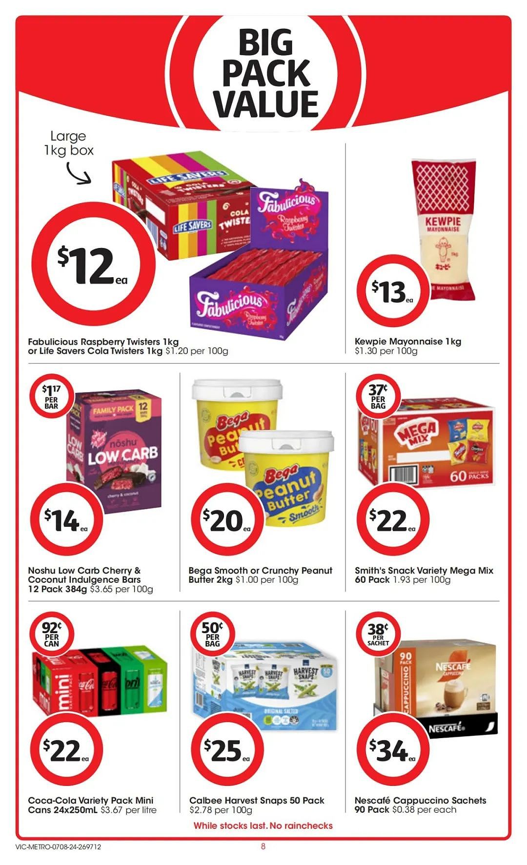 Coles 8月7日-8月13日打折，红袋米、鱿鱼条半价（组图） - 8