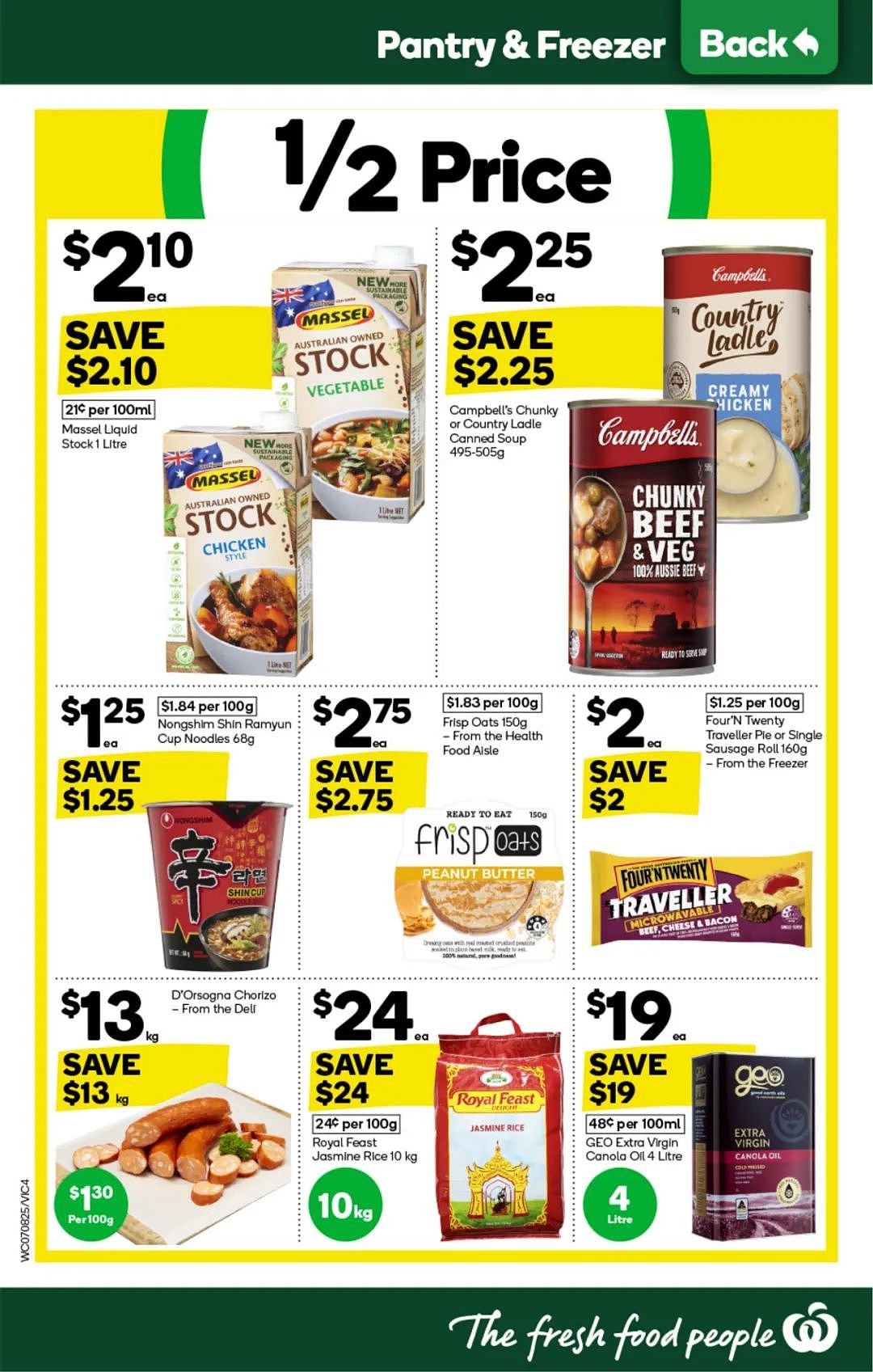 Woolworths 8月7日-8月13日打折，香肠、肉派、高汤半价（组图） - 4