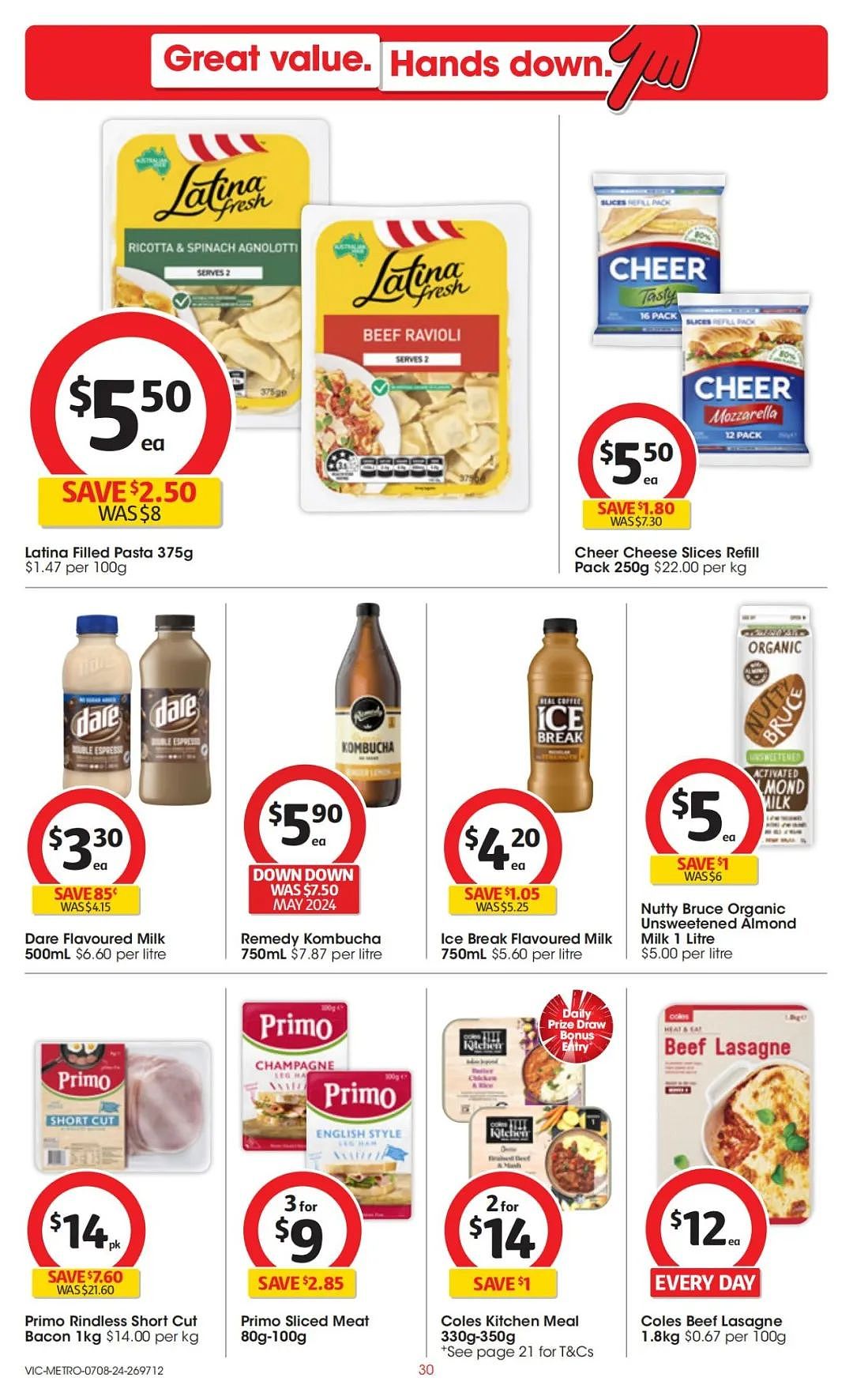 Coles 8月7日-8月13日打折，红袋米、鱿鱼条半价（组图） - 30