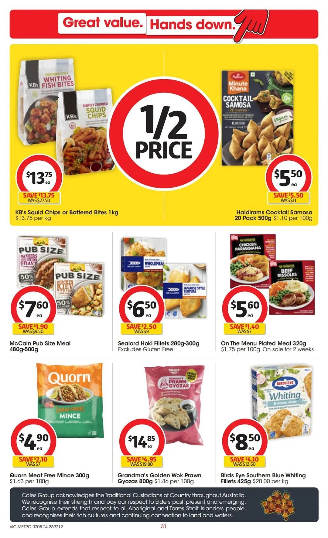 Coles 8月7日-8月13日打折，红袋米、鱿鱼条半价（组图） - 31