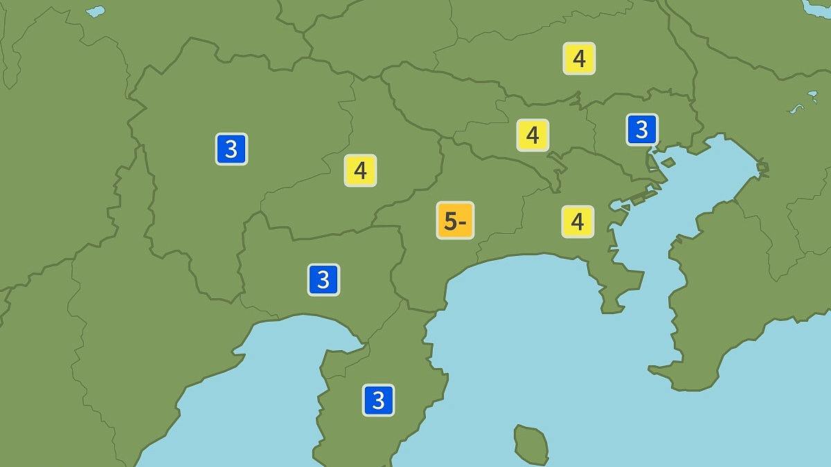 日本地震：神奈川县5.2级地震，东京23区有震感（视频/图） - 1