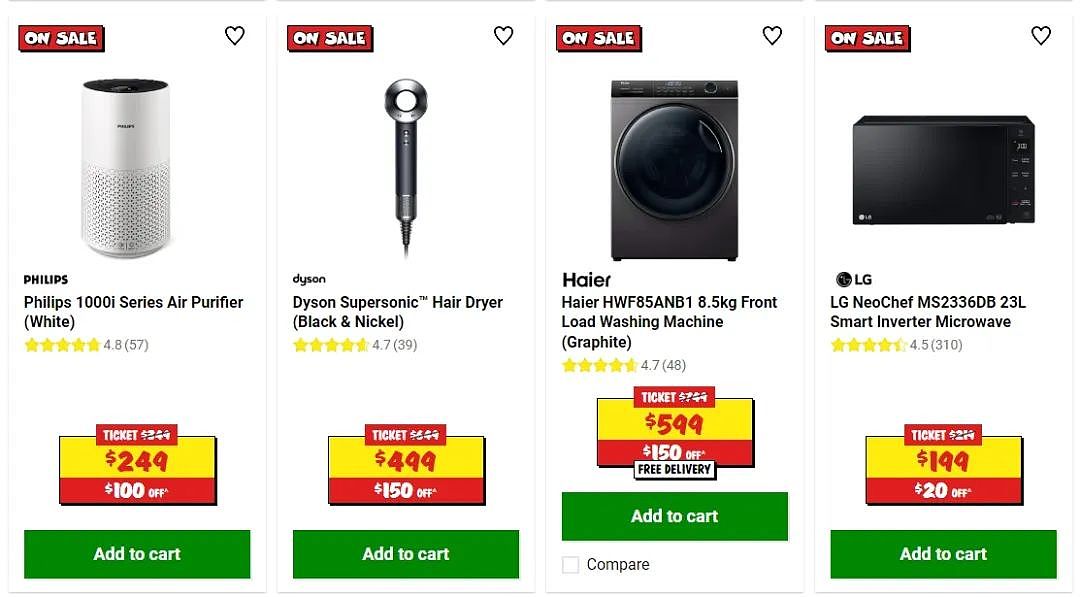 JB Hi-Fi 折扣 | 戴森吹风机$499，NutriBullet榨汁机$111.2，iRobot扫托一体机器人直降$4XX - 4