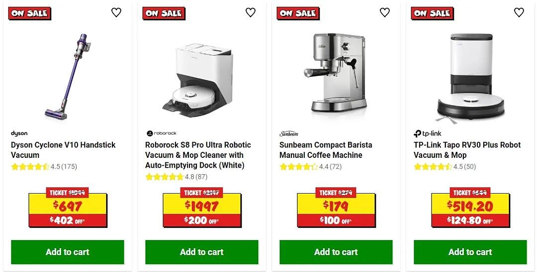 JB Hi-Fi 折扣 | 戴森吹风机$499，NutriBullet榨汁机$111.2，iRobot扫托一体机器人直降$4XX - 2