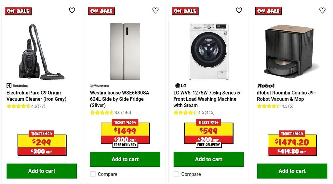 JB Hi-Fi 折扣 | 戴森吹风机$499，NutriBullet榨汁机$111.2，iRobot扫托一体机器人直降$4XX - 6