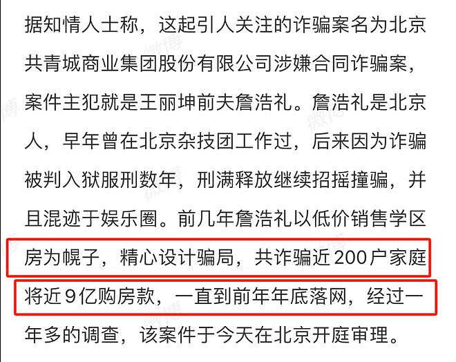 疑似王丽坤前夫诈骗案升级，王丽坤被骗财骗色，贾青范冰冰受牵连（组图） - 4