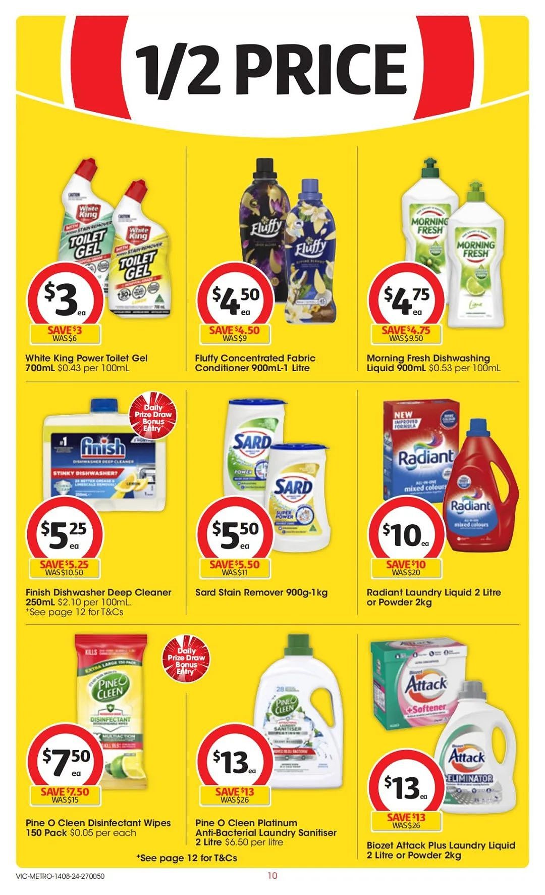 Coles 8月14日-8月20日打折，香草考拉蛋糕、花生酱、益生菌、能量水全场半价（组图） - 10