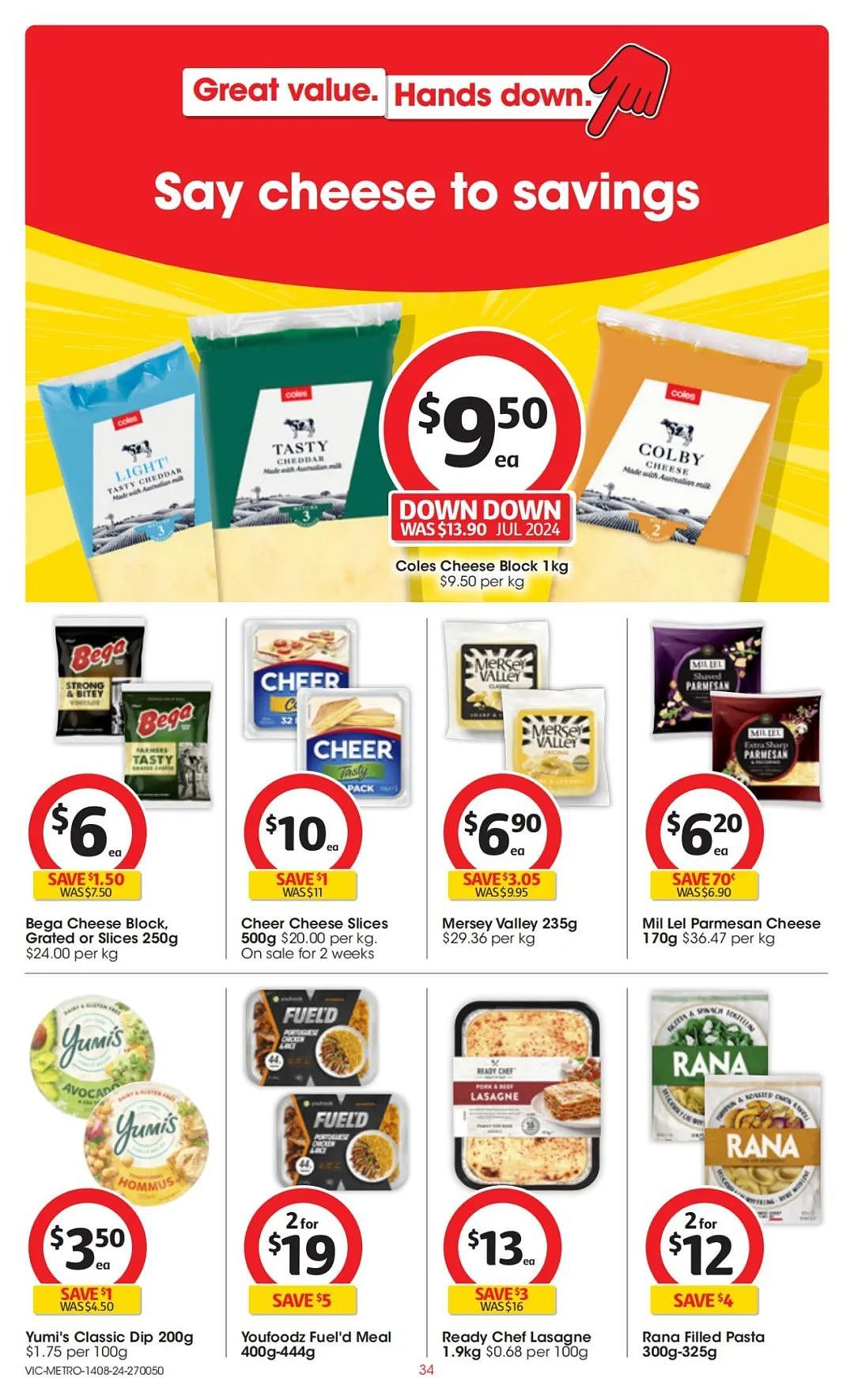 Coles 8月14日-8月20日打折，香草考拉蛋糕、花生酱、益生菌、能量水全场半价（组图） - 34