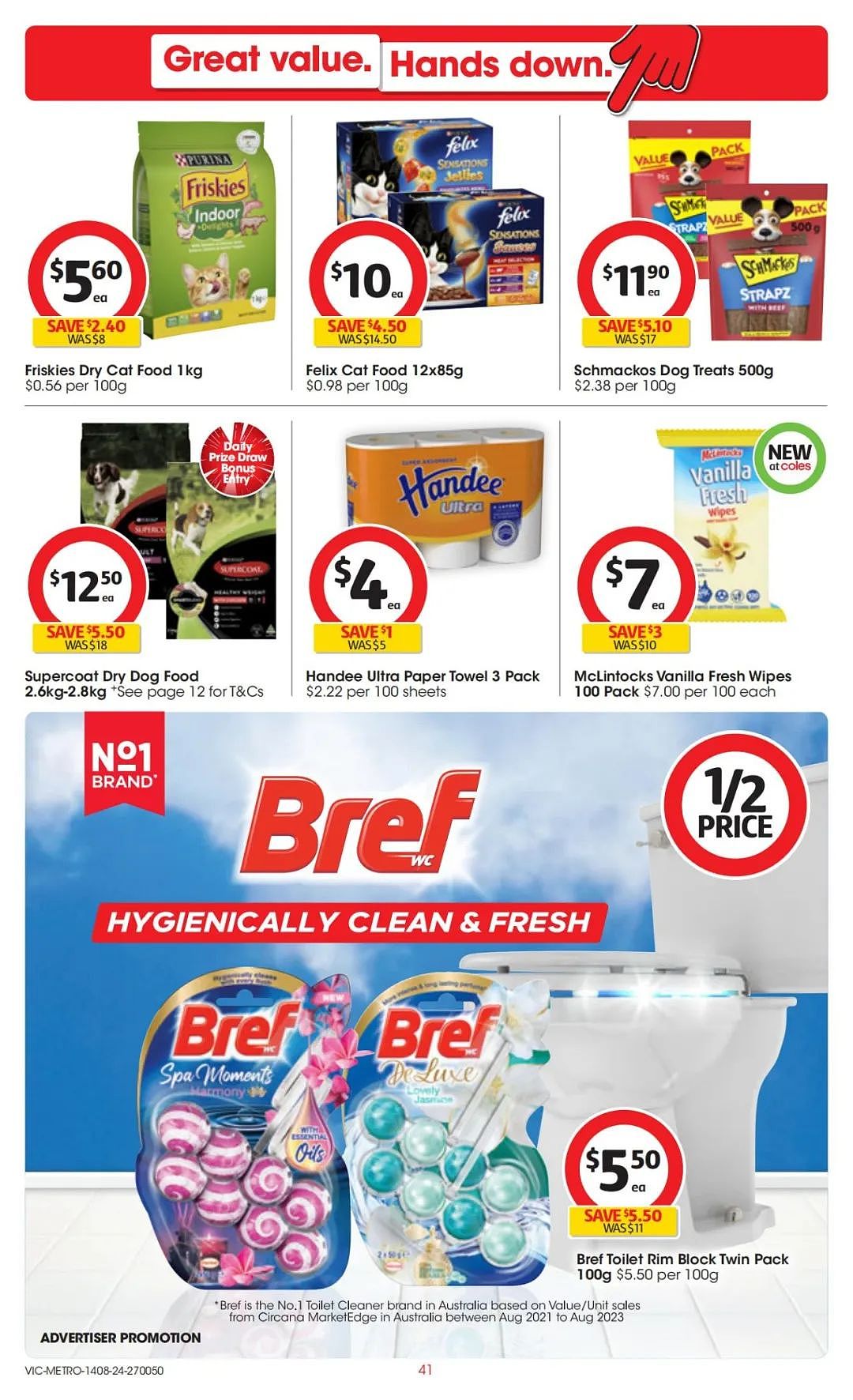 Coles 8月14日-8月20日打折，香草考拉蛋糕、花生酱、益生菌、能量水全场半价（组图） - 41