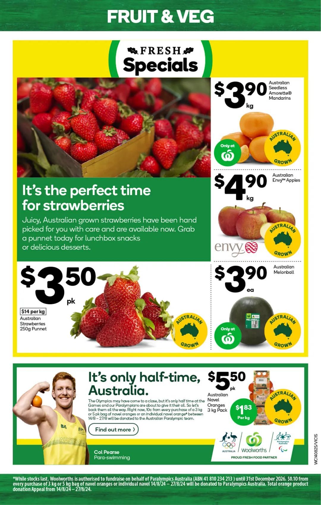 Woolworths 8月14日-8月20日打折，porterhouse牛排6折（组图） - 15