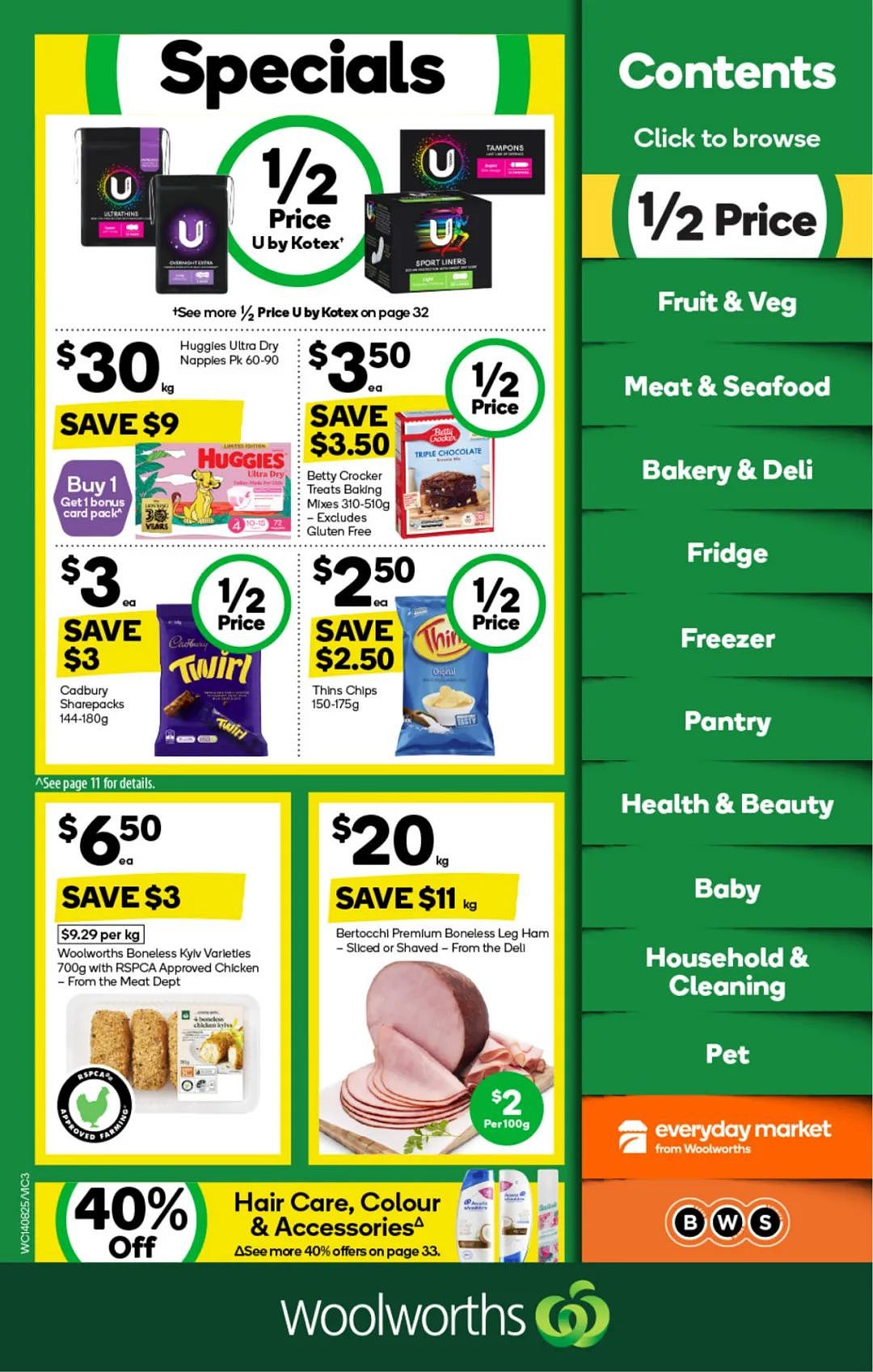 Woolworths 8月14日-8月20日打折，porterhouse牛排6折（组图） - 2