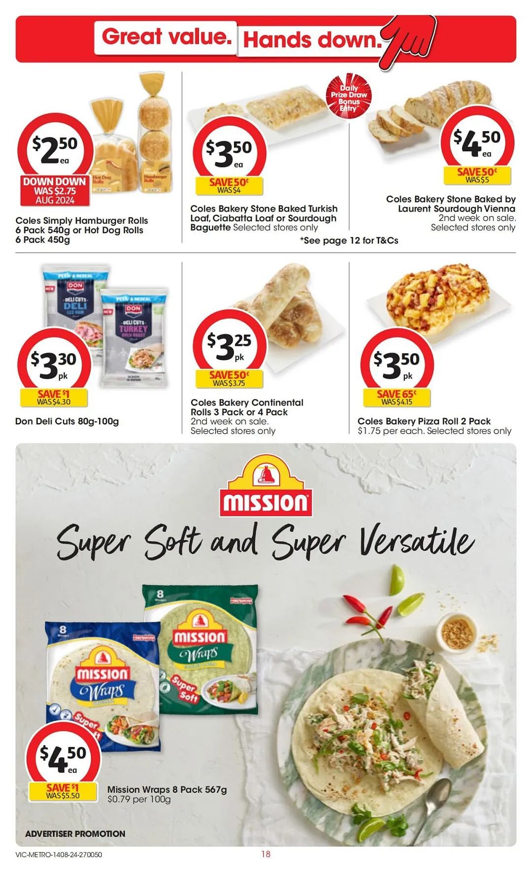 Coles 8月14日-8月20日打折，香草考拉蛋糕、花生酱、益生菌、能量水全场半价（组图） - 18