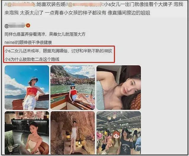 小S女儿是掌握了流量密码，“三露”惹网友痛批：媚俗、低级趣味（组图） - 17