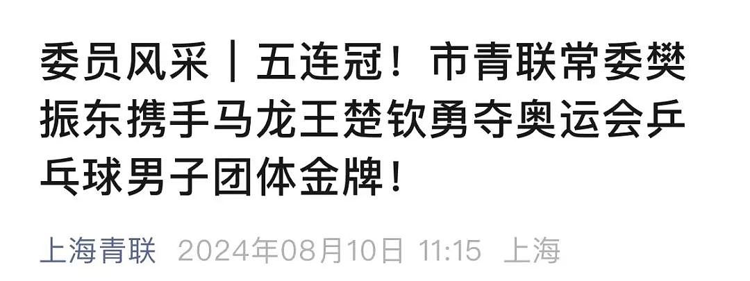 樊振东回应退役传闻：目前没考虑下届奥运会，未来怎样，交给时间（组图） - 6