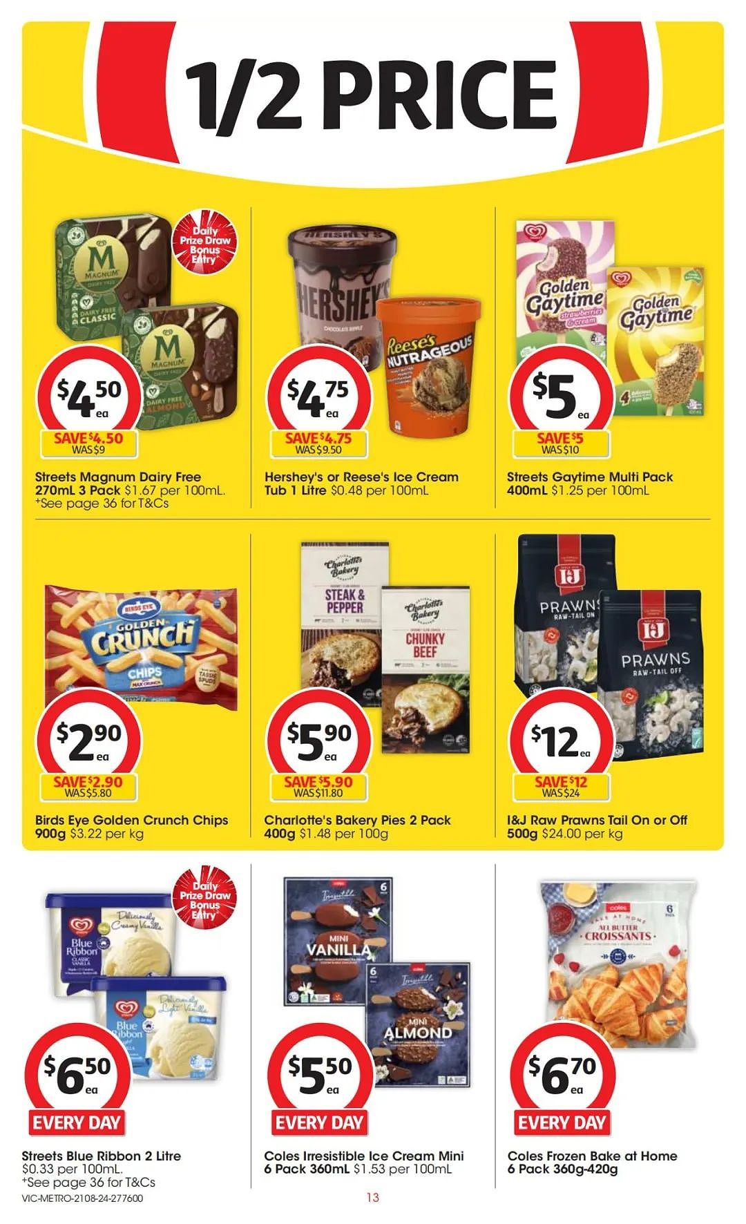 Coles 8月21日-8月27日打折，冷冻虾仁半价（组图） - 13