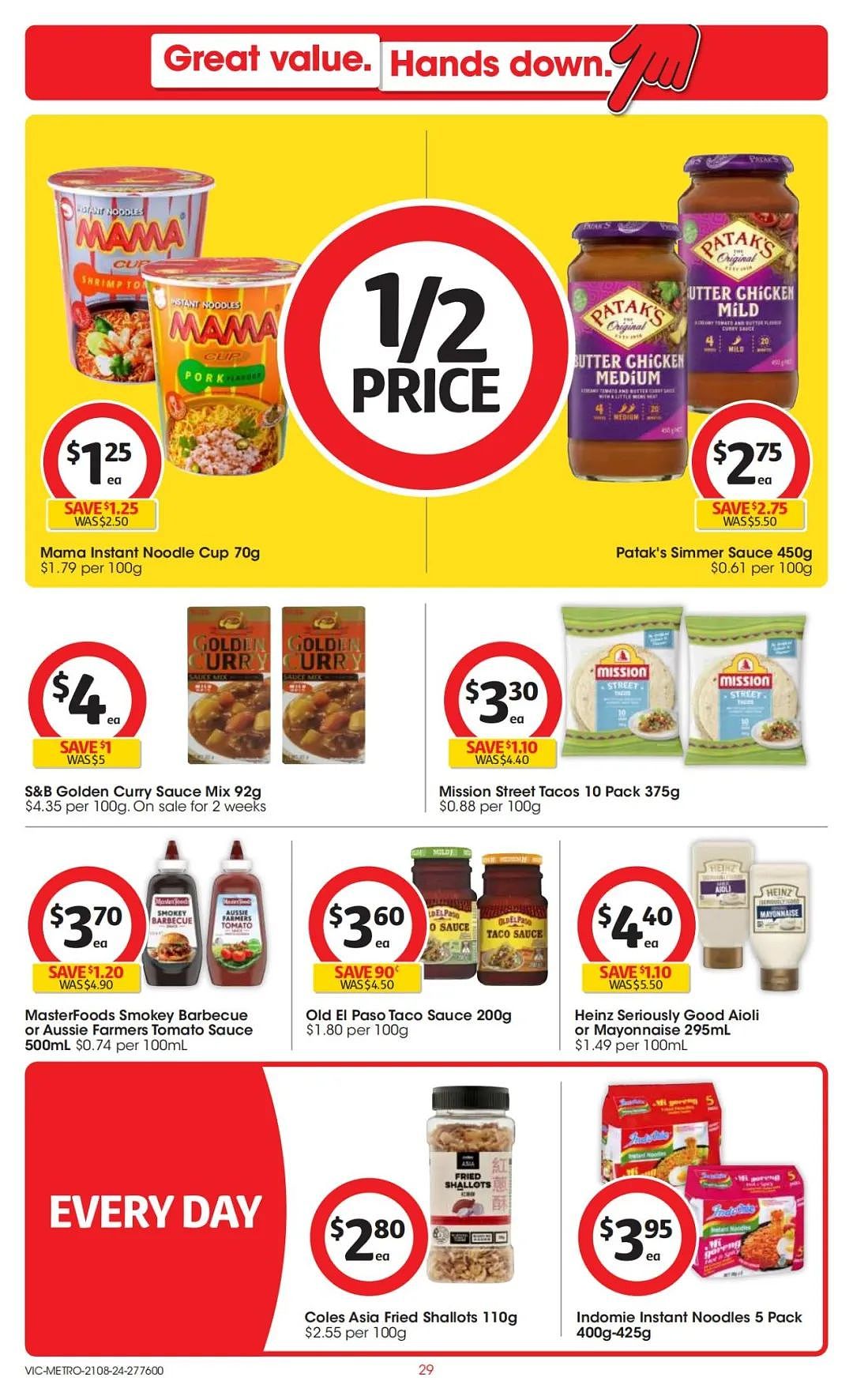 Coles 8月21日-8月27日打折，冷冻虾仁半价（组图） - 29