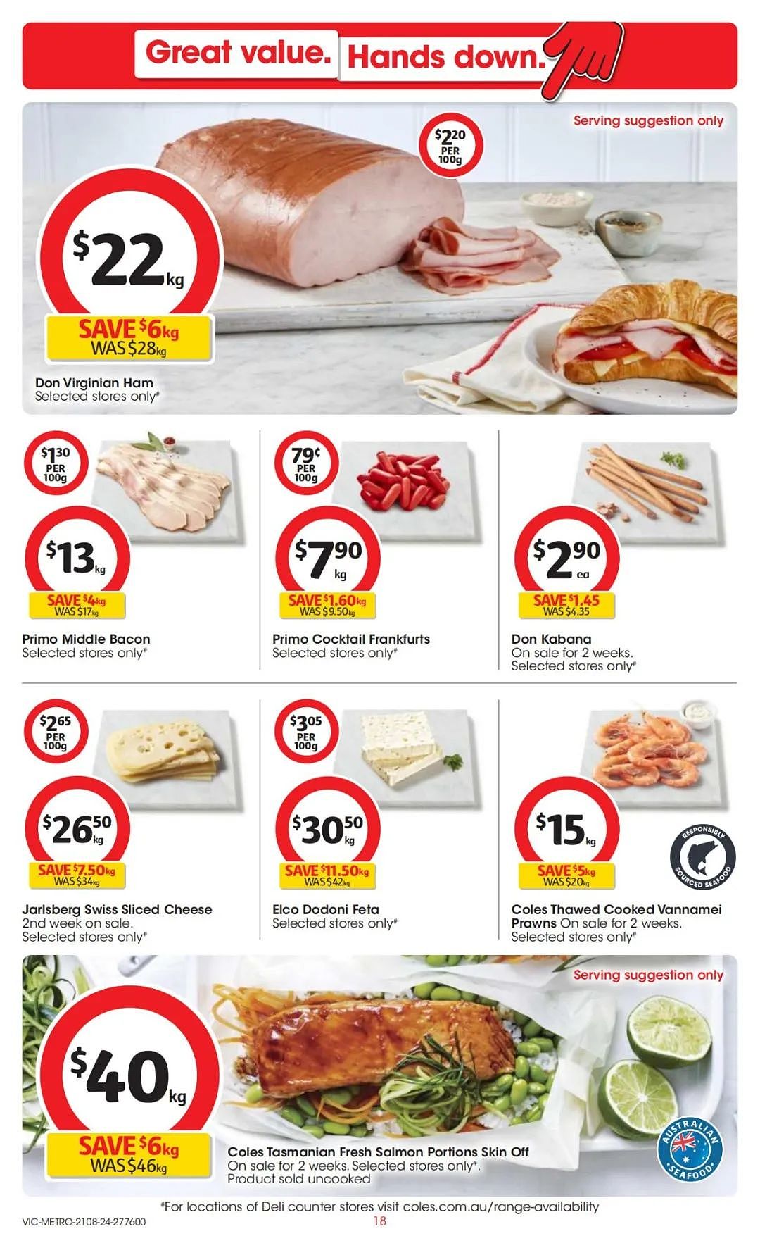 Coles 8月21日-8月27日打折，冷冻虾仁半价（组图） - 18