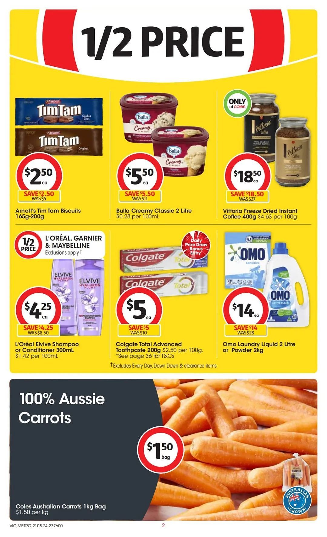 Coles 8月21日-8月27日打折，冷冻虾仁半价（组图） - 2