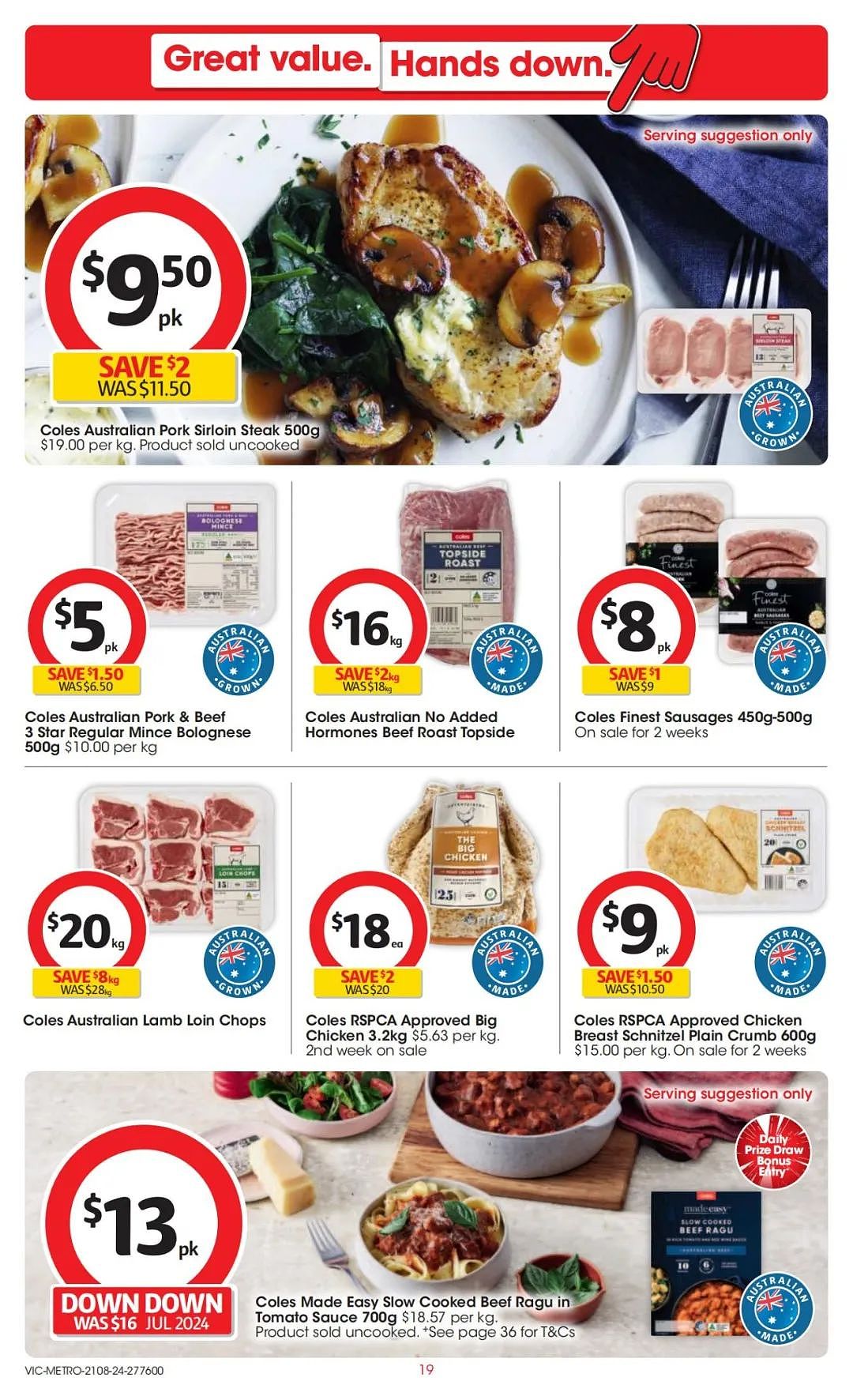 Coles 8月21日-8月27日打折，冷冻虾仁半价（组图） - 19