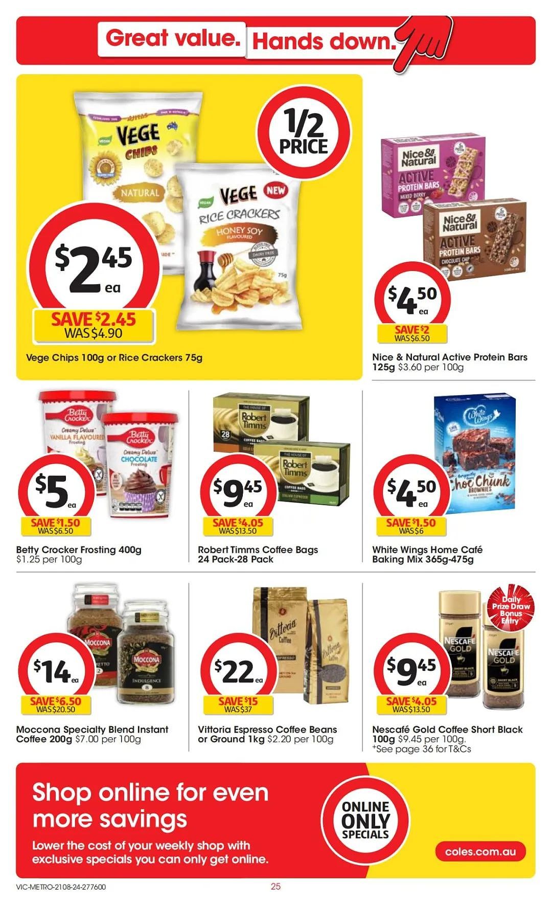 Coles 8月21日-8月27日打折，冷冻虾仁半价（组图） - 25