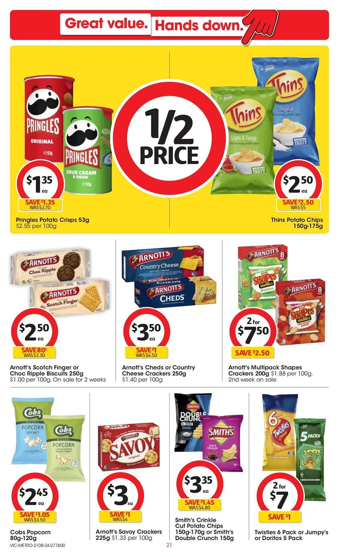 Coles 8月21日-8月27日打折，冷冻虾仁半价（组图） - 21