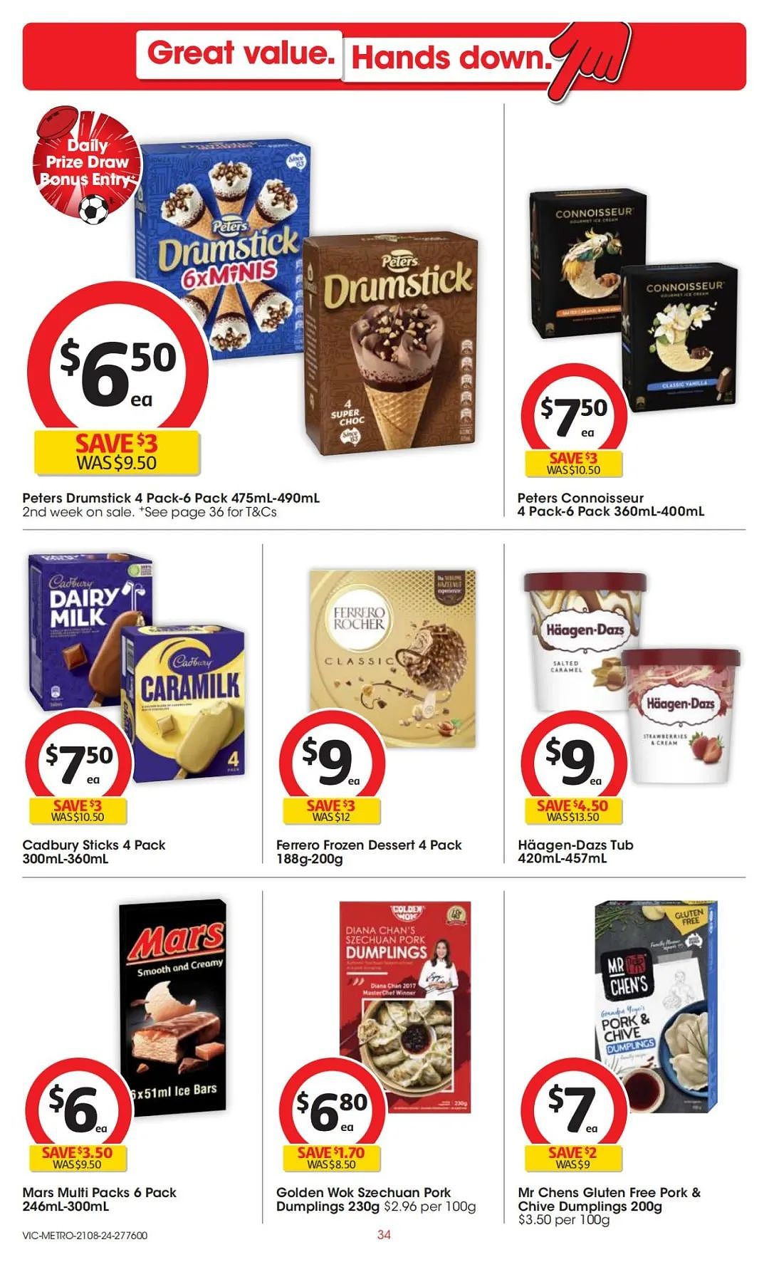 Coles 8月21日-8月27日打折，冷冻虾仁半价（组图） - 34