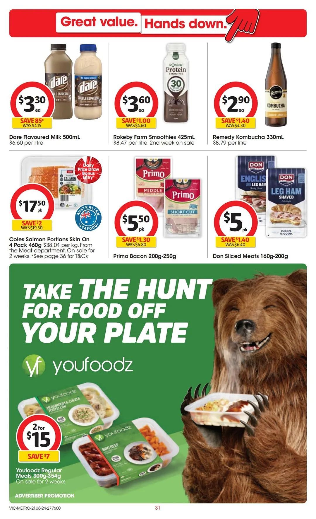 Coles 8月21日-8月27日打折，冷冻虾仁半价（组图） - 31