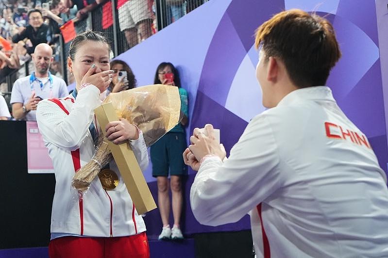 巴黎奥运刚求婚，刘雨辰宣布退役：不想为比赛吃止痛药了（组图） - 2