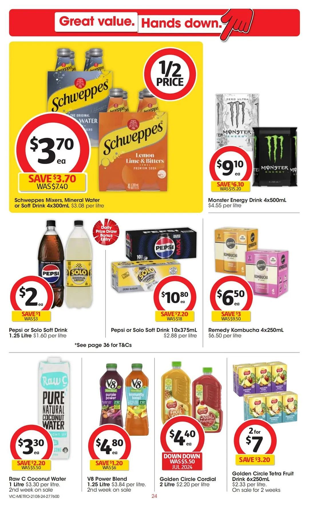 Coles 8月21日-8月27日打折，冷冻虾仁半价（组图） - 24