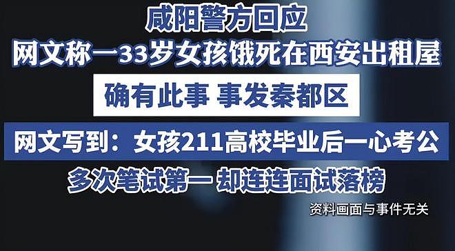 女子出租屋死亡真相：非饿死，专升本上北方工大，未考过第一名（组图） - 1