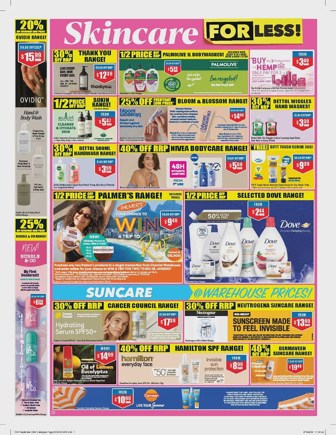 又送母婴产品大礼包了！【Chemist Warehouse】药店 8月22日至9月4日 优惠目录（组图） - 30