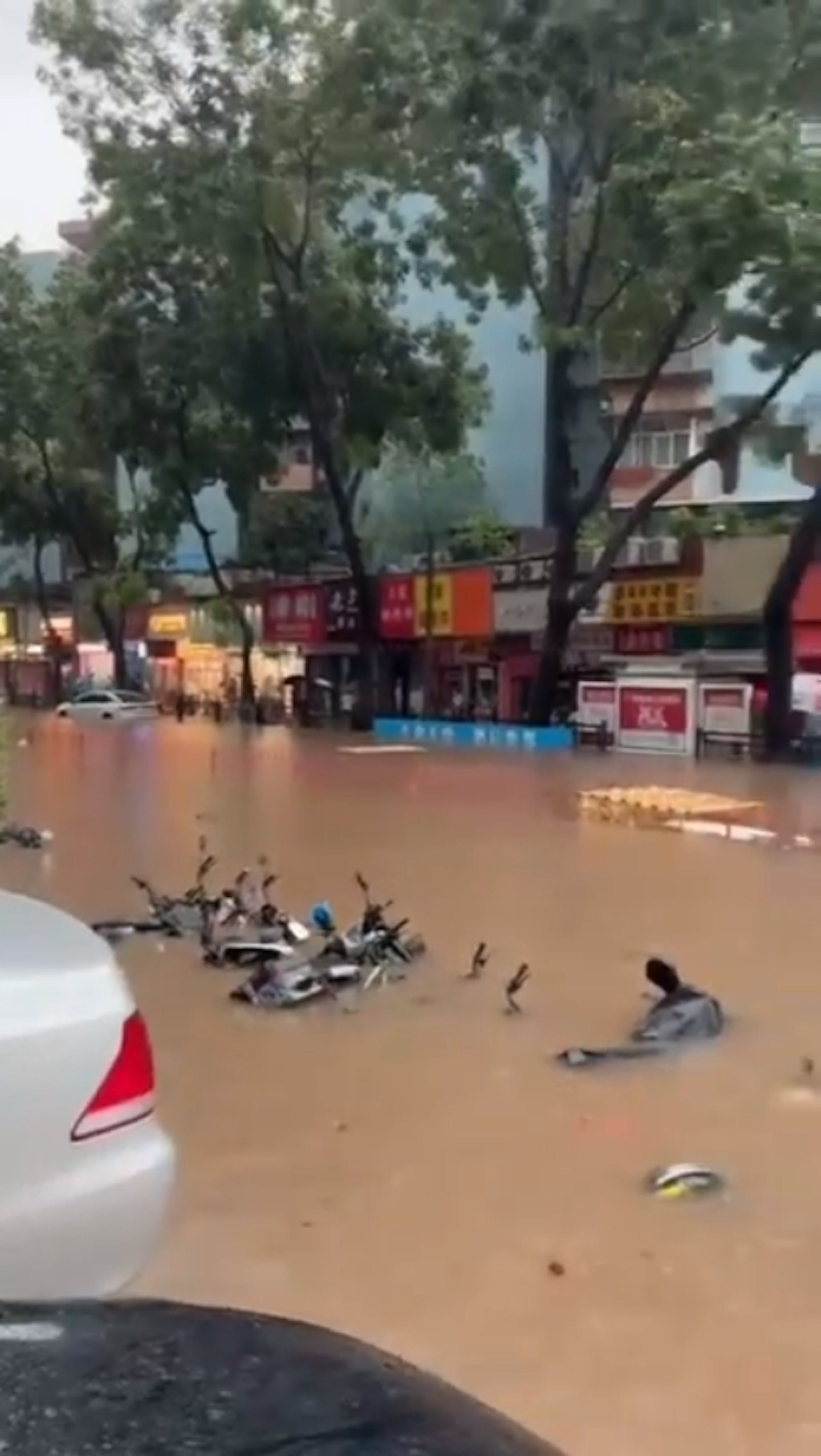 广州暴雨市区多处水浸！市民大喊：“汪洋咁啊”，有人疑因触电倒地 （组图） - 6