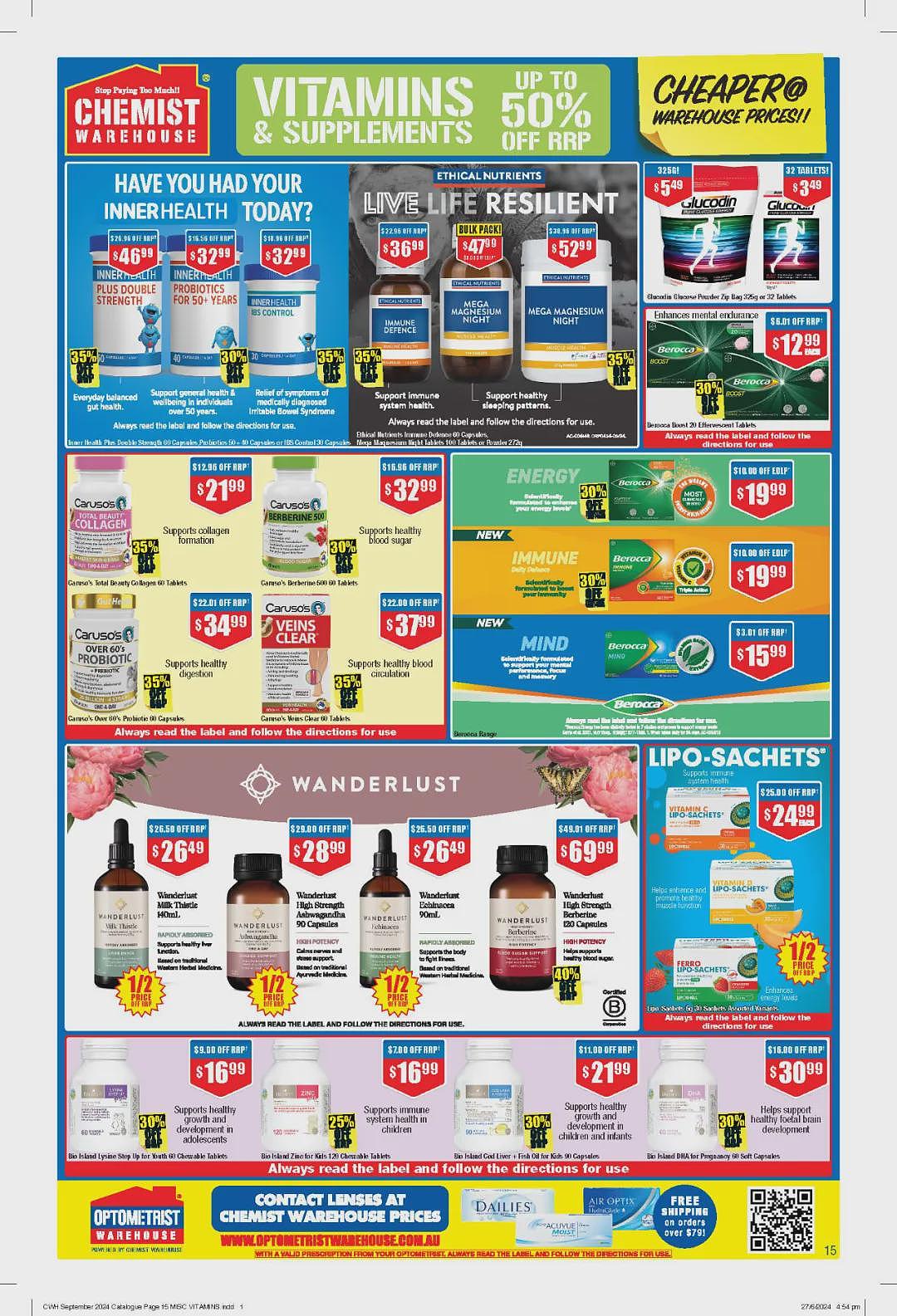 又送母婴产品大礼包了！【Chemist Warehouse】药店 8月22日至9月4日 优惠目录（组图） - 17