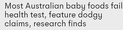 无数华人被坑惨，澳洲婴儿食品出大事！ 四分之三不符合健康标准， 还虚假宣传！健康危害极大（组图） - 2