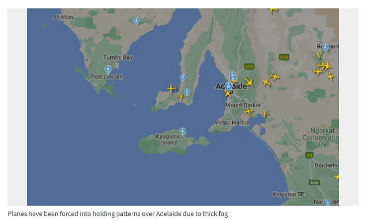 阿德浓雾致航班延误；南澳本周将破38℃冬季高温纪录（组图） - 1